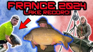 LAKE RECORD in France Langottiere Carp Fishery 2024 [upl. by Sherburne]