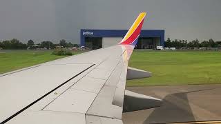 Southwest Airlines SWA562 B737700 Landing at Orlando Int Airport MCO from NYC [upl. by Amii342]