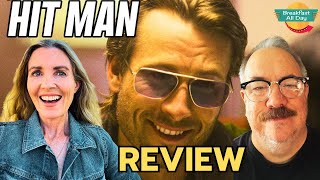 HIT MAN Movie Review  Glen Powell  Adria Arjona  Richard Linklater  Netflix [upl. by Creigh]