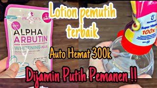 Body Lotion Racikan Paling Ampuh Memutihkan Kulit  Campuran Alpha Arbutin Mimi AHA dan Nivea [upl. by Brinna]