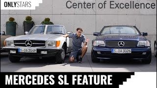 Which is the best Mercedes SL roadster All generations in one video [upl. by Phina]