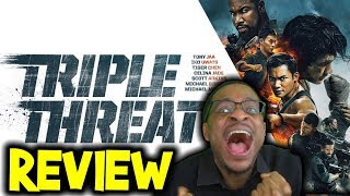 Triple Threat  Movie Review  Just My Opinion Reviews [upl. by Rambort770]