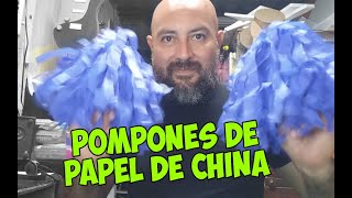 Pompones de papel de china [upl. by Goraud643]