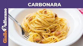 CARBONARA PERFETTA la ricetta di GialloZafferano [upl. by Mode]