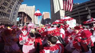 Froggy Carr quotRunning Of The Frogsquot  Mummers Parade 2015 [upl. by Hannis]