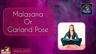 Malasana Garland PoseMethod In English Garland Pose Method In EnglishMalasana Steps In English [upl. by Aneres]