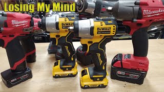 Small Job Comfort  DEWALT 12Volt XTREME Brushless SubCompact 38quot Impact Wrench DCF902 DCF801 [upl. by Naloj]