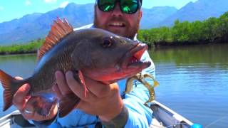 POP FROGGING MANGROVE JACK  Jims Fishing Ep7 [upl. by Garald477]