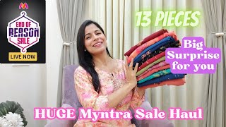 Huge Myntra Kurtis Haul  Myntra EORS 2023 Haul l Dream Simple [upl. by Arthur971]