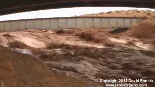 Insane Flash Flooding Antelope Canyon and Page Arizona August 2nd 2013 [upl. by Ruhtracm]