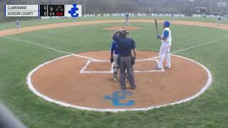 Jackson County High School Baseball vs Clarkrange 32221 Gainesboro TN [upl. by Nanaj]