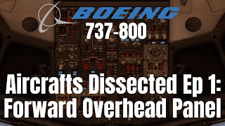 Aircrafts Dissected Ep 1 The Forward Overhead PanelZIBO MOD 737800I XPlane 11 Detailed Tutorial [upl. by Selemas285]