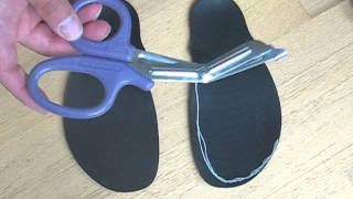 How To Make Invisible Shoes Running Sandal Huaraches [upl. by Assile]