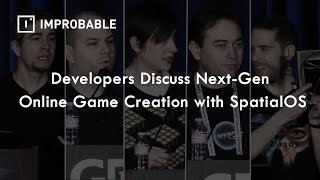 Improbable  GDC 17  SpatialOS developers talk on stage [upl. by Nylodam]