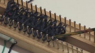 How To Knit With A Knitting Board [upl. by Searcy]