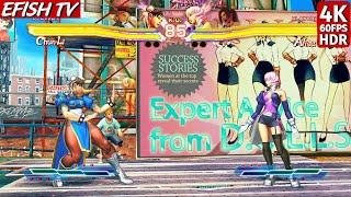 ChunLi amp Cammy vs Alisa amp Christie Hardest AI  Street Fighter X Tekken  4K 60FPS HDR [upl. by Aisinut]