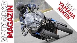 Yamaha Niken 2018 Dreirad  viel schneller und sicherer als ein Motorrad [upl. by Eisak]