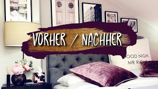 Schlafzimmer Dachschräge einrichten  Schlafzimmer Update enthält Werbung Wohnprinz [upl. by Fisoi]