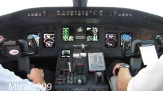 Crj200 cockpit takeoff dtw 3 [upl. by Hoffman]