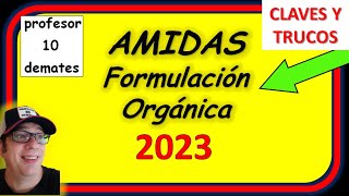 AMIDAS Formulación orgánica Nomenclatura Ejemplos y ejercicios resueltos [upl. by Calesta661]