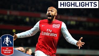 Henry scores on Arsenal return against Leeds  Arsenal vs Leeds  FA Cup Third Round 2012 [upl. by Waylan]