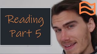 How to pass C1 Advanced CAE Reading part 5 [upl. by Jesus]