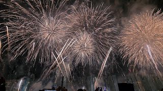 2024 Fireworks at ICONSIAM งานเคาท์ดาวน์ปี 2024 ที่ไอคอนสยาม [upl. by Ordnagela]