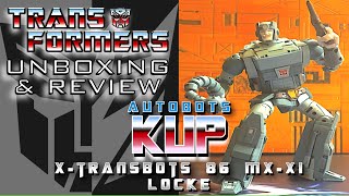 TRANSFORMERS   KUP  AUTOBOTS  XTRANSBOTS  86 MXXI  LOCKE   Unboxing amp Review [upl. by Nnylsaj]