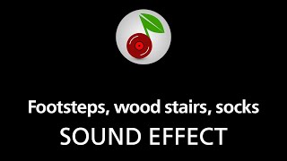 🎧 Footsteps wood stairs socks SOUND EFFECT [upl. by Berkeley859]