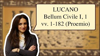 Lettura in metrica  Lucano Bellum Civile Proemio I 1 vv 1182 [upl. by Gemperle628]