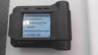 DER LAUTESTE MELDER VON SWISSPHONE quotQUADquot DME Alarmierung Interschutz 2015 [upl. by Seward]