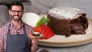 Without Oven Lava Cake Pressure Cooker Lava Cake  Chocolate Lava Cake 10 Minutes Recipe [upl. by Leese]