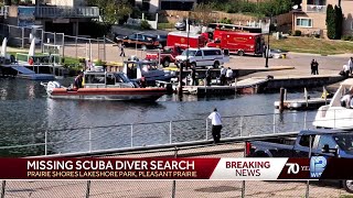 Diver missing near Pleasant Prairie shipwreck in Lake Michigan [upl. by Good]