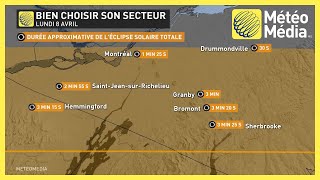 Éclipse totale à Montréal  oui mais pas pour tout le monde [upl. by Triny]