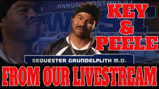 Key and Peele  Football Names  From the Livestream Reactions [upl. by Kaule339]