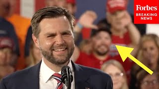 Audience Boos CNN Reporter Asking JD Vance About Trump’s Relationship With Gov Brian Kemp [upl. by Pernas]