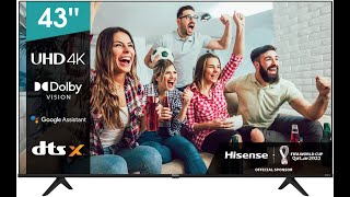 Hisense 43A6GG 108cm 43 Zoll Fernseher [upl. by Turtle]