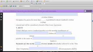 How to Fill in Standard Residential Lease Agreement [upl. by Darum]