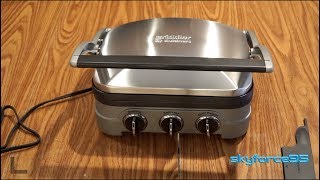 Cuisinart 5in1 Griddler GR4N Review [upl. by Eppie554]