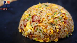 Fried Rice Recipe Traditional Japanese Style  炒飯 [upl. by Norved295]