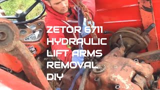 Zetor Tractor Hydraulics Repair 🚜⚙️🔧 zetor diy repairs restoration [upl. by Orest]