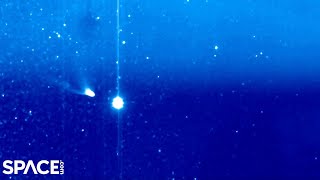 See Comet 12PPonsBrooks and Jupiter in amazing Sun observatory timelapse [upl. by Ewold524]