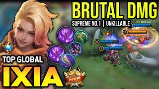 IXIA BEST BUILD 2023  TOP GLOBAL IXIA GAMEPLAY  MOBILE LEGENDS✓ [upl. by Adlesirhc360]