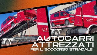 AUTOCARRI ATTREZZATI PER IL SOCCORSO STRADALE  TEKNE per Vigili del Fuoco [upl. by Caren]