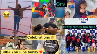 30k YouTube family celebration❤️ ಸಮಯ ಹೋಗಿದ್ದೆ ಗೊತ್ತಾಗಿಲ್ಲ family outing to GRS fantasy park Mysore 😍 [upl. by Bullock]