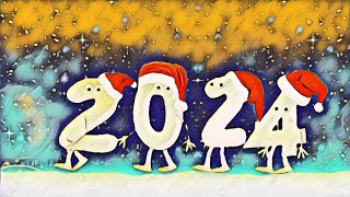 Goodbye 2023 Welcome 2024 ❄🎅🎄🔔New Year Numbers Fun 2024 Animation❄🎅🎄☃️ Hello 2024❄🎅🎄☃️🎊 [upl. by Greenwell]