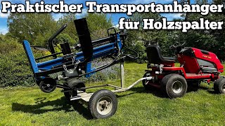 Praktischer Transportanhänger für Holzspalter Eigenbau [upl. by Gessner497]