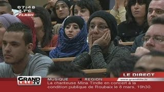 Tariq Ramadan fait la polémique à Lille [upl. by Hoem440]