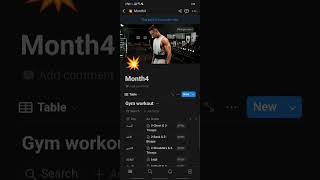 Notion  Organized Gym Workouts [upl. by Arbrab]