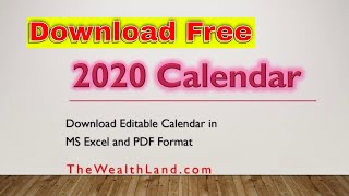 2020 Calendar with UAE Public Holidays Editable 2020 Calendar in United Arab Emirates [upl. by Audrey]